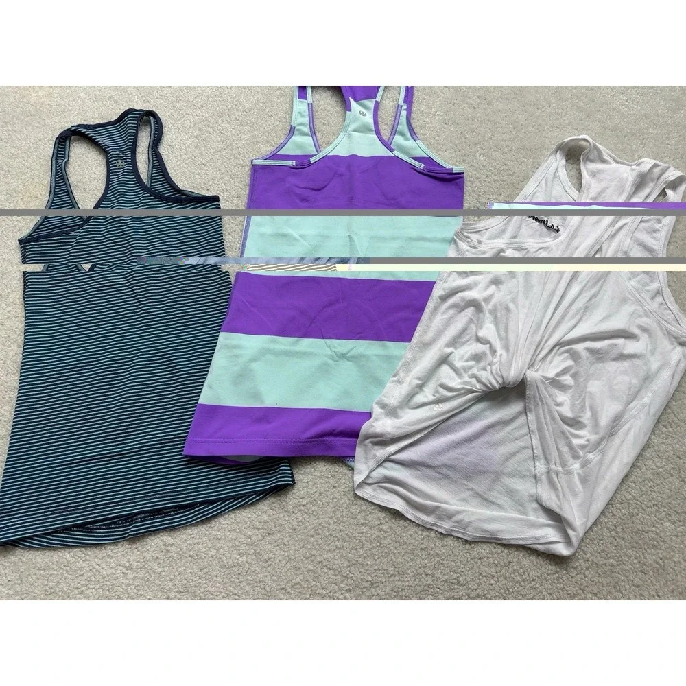 3PC- Lululemon Tank Top Size 4